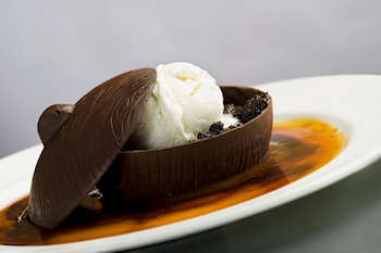 Ice cream in a bowl